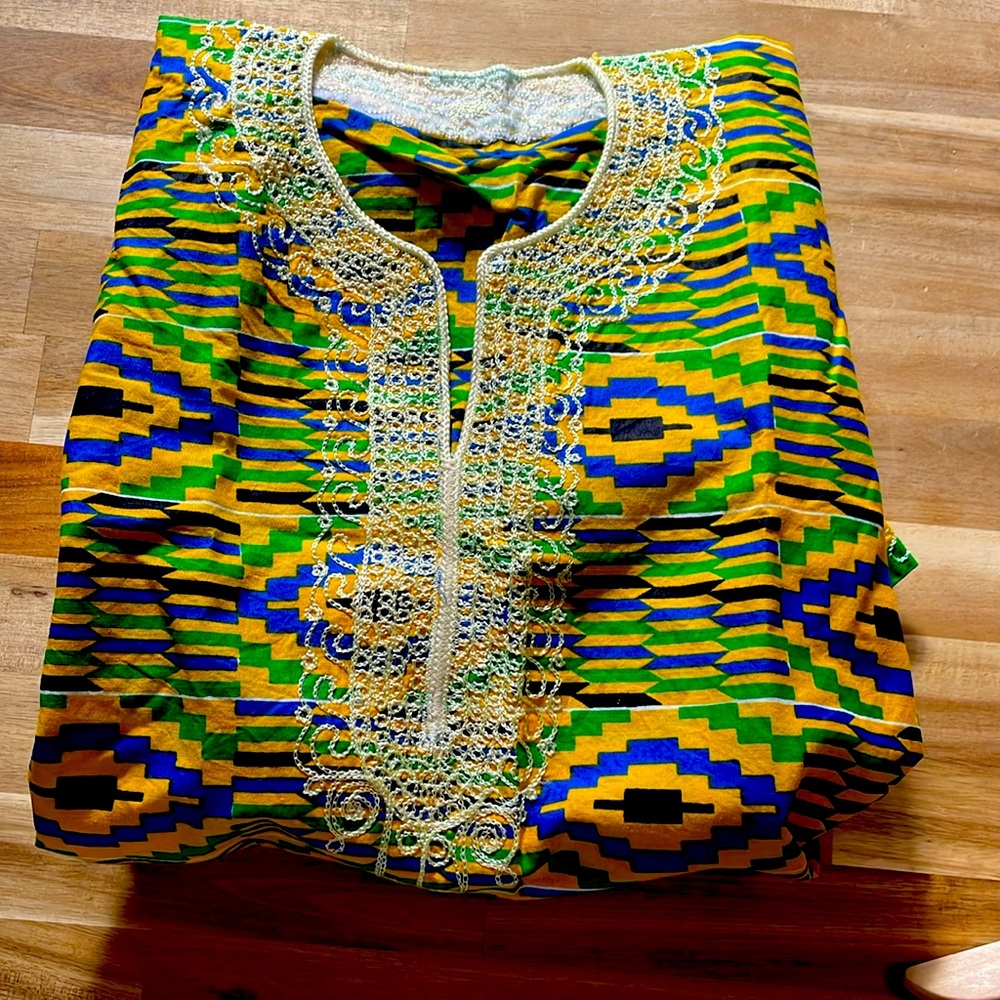 African Style Shirt, Dashiki, Mens M/Womens L